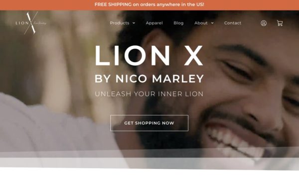 Lion X Wellness – Shopify Website