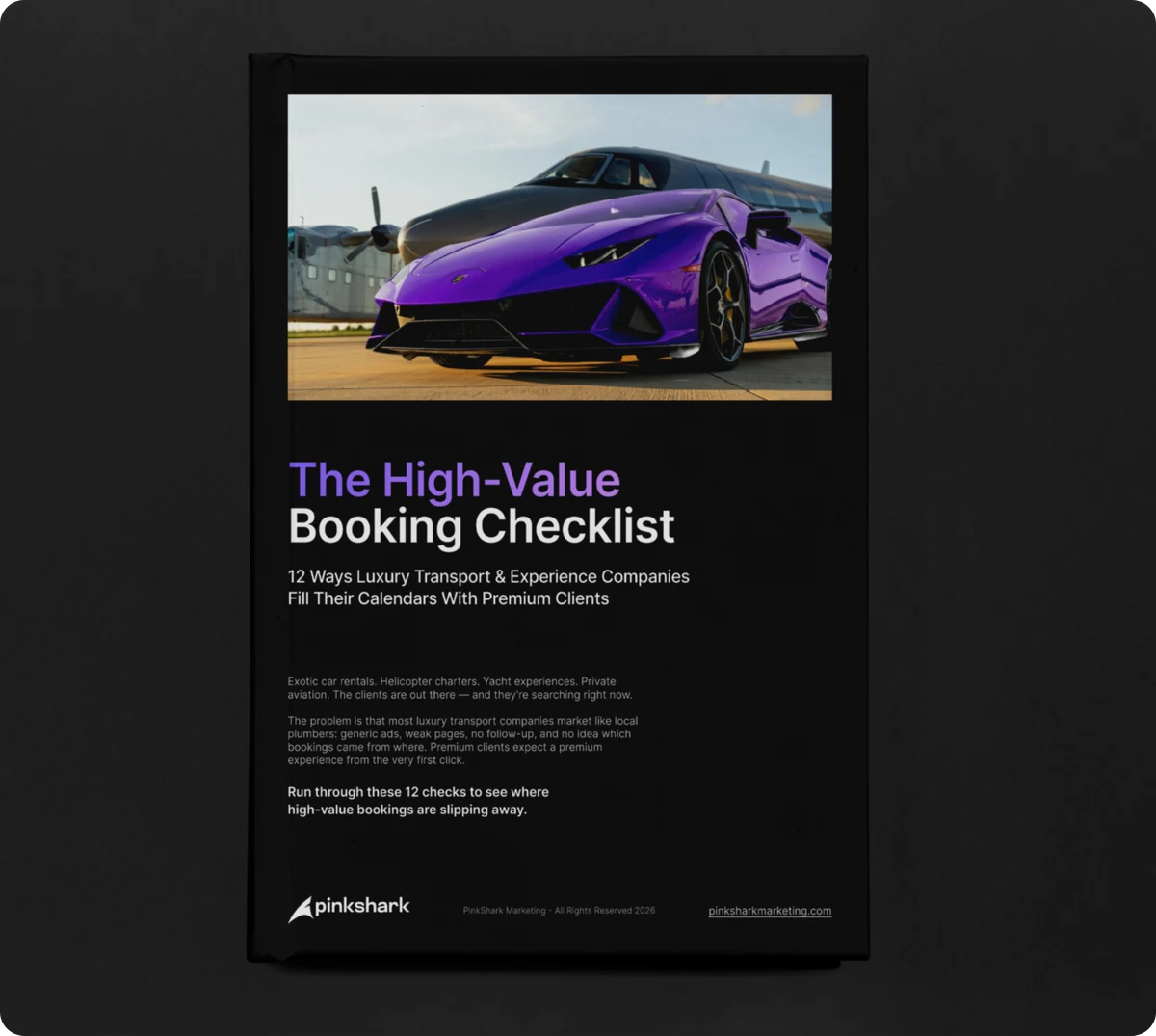 High-Value Booking Checklist cover